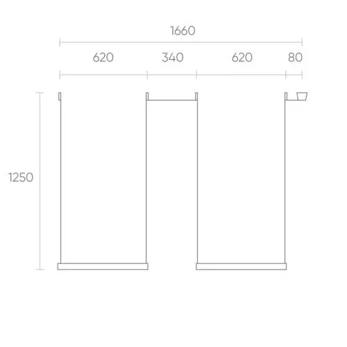 Трек-система Denkirs DK55SET04-02-BR  фото 4